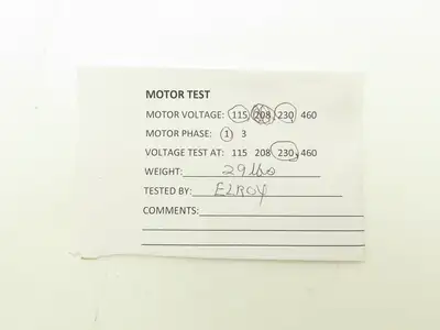 AO Smith C56K2UE102 Single Phase AC Motor 3/4Hp 3450 RPM 115/208-230V 1PH 56C