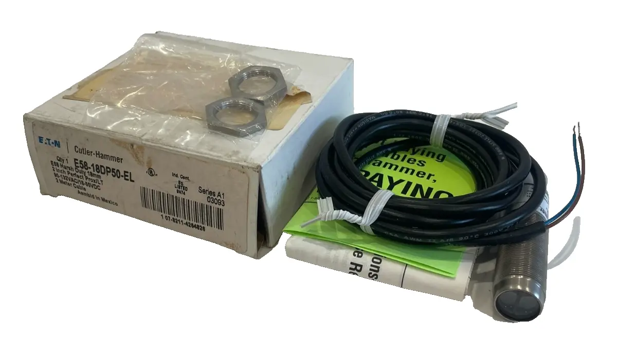 NEW EATON/CUTLER-HAMMER E56-18DP50-EL PROXIMITY SWITCH E5818DP50EL