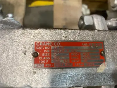 Used 1990 CRANE CO. SIZE 4" Valves/Fittings Pennsylvania US | Global Equipment International, LLC #185854
