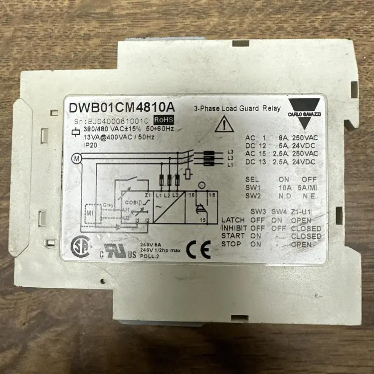 Used CARLO GAVAZZI DWB01CM4810A Miscellaneous Equipment (Electrical & Power) | Surplus Asset Holdings #1192242