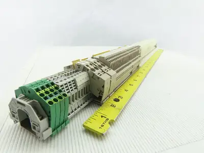 Allen Bradley 1492-HM1 Terminal Blocks Assorted DIN Rail Types Lot OF 108