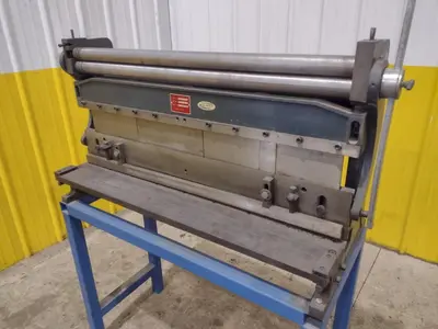 40" WELBILT HAND PRESS BRAKE & SHEET ROLLER: YOBRO #25208