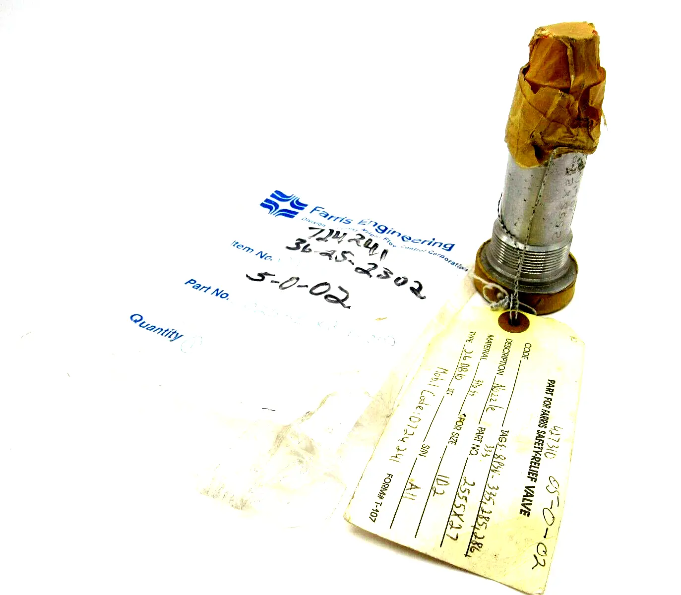 NEW FERRIS ENGINEERING 302555X27-010 NOZZLE 2555X27