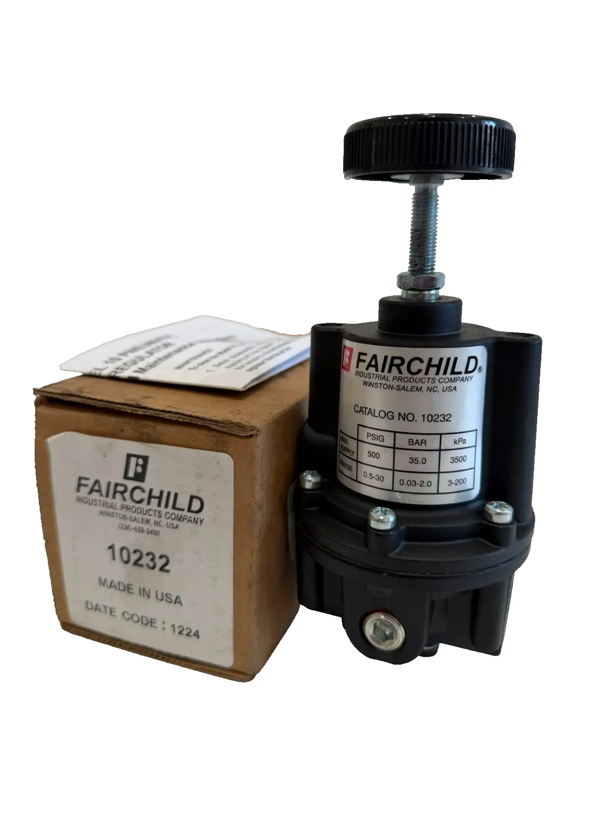 NEW FAIRCHILD 10232 PNEUMATIC REGULATOR