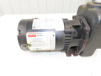 Dayton 4UA64 Self Priming Centrifugal Pump 3/4"NPT 3/4Hp 230/460V 3PH
