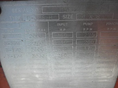 USED OILWELL D-348-H