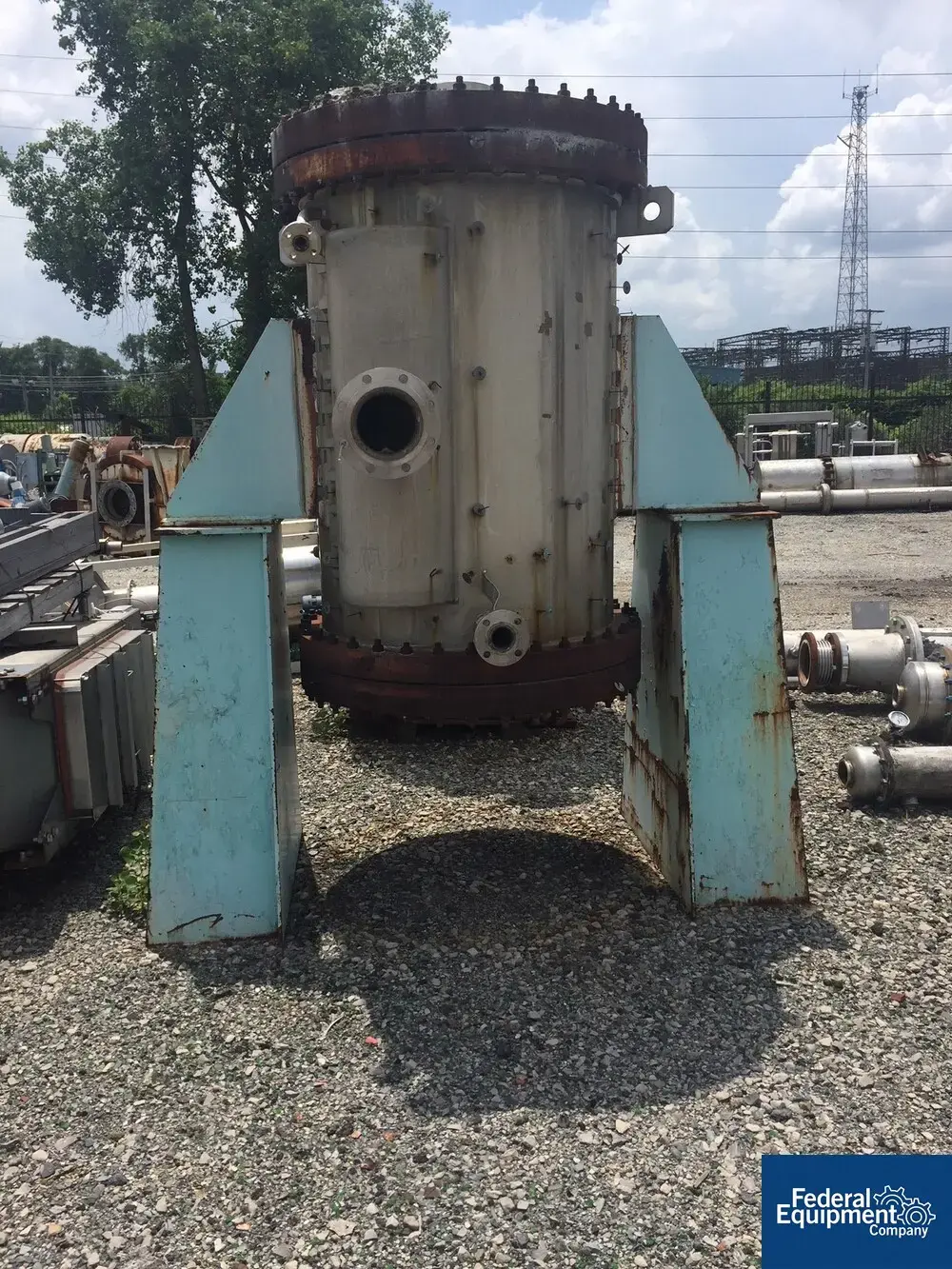 USED Kurose 731 Sq Ft Kurose Spiral Heat Exchanger, 304 S/S, 128/71#