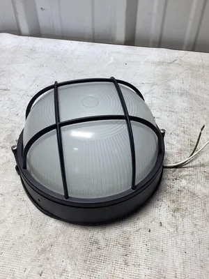 Sea Gull 8324-12 Riverside Outdoor Lighting 10″ Black Trim