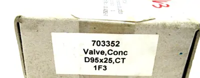 NEW ATLAS COPCO 703352 VALVE D95X25 CT 1F3 1291001851