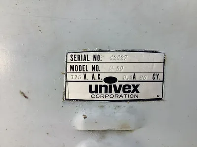 152-0538 Univex M-20 20Qt Mixer