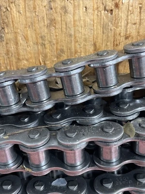 #40 Roller Chain Single Strand Part # 40-757 Feet??? Fast Shipping +Wareanty