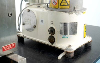 Westfalia CTC 1-06-107 lab clarifier centrifuge, 316SS.
