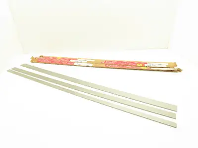 4142 Alloy Steel Ground Flat Bar 1/8"thick 36"L  1", 3/4", 1-1/4"Width Lot of 3