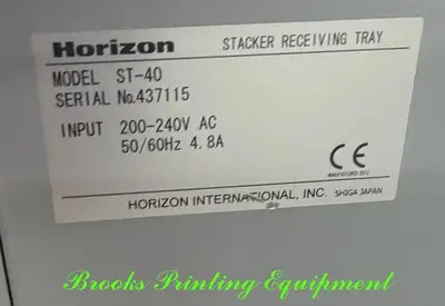 Used 2015 HORIZON SPF-200A Collators and Gatherers North Carolina US | BROOKS PRINTING EQUIPMENT #1328261