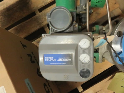 Fisher 6" V150 V-Ball Control Valve with actuator and positioner , Remanufactured to New