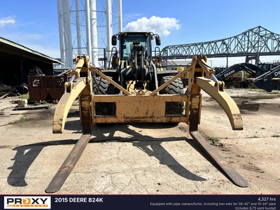 Used 2015 DEERE 824K Wheel Loaders Louisiana US | Proxy Equipment #1377967