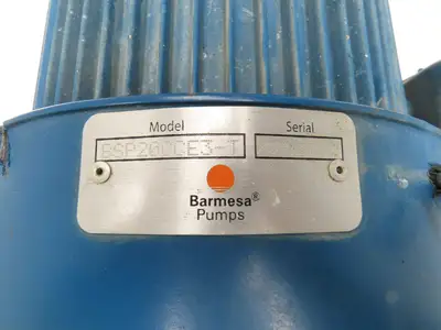 Barmesa BSP20CCE3-T Self Priming Centrifugal Trash Pump 400 GPM 3x3"NPT 10Hp 3PH