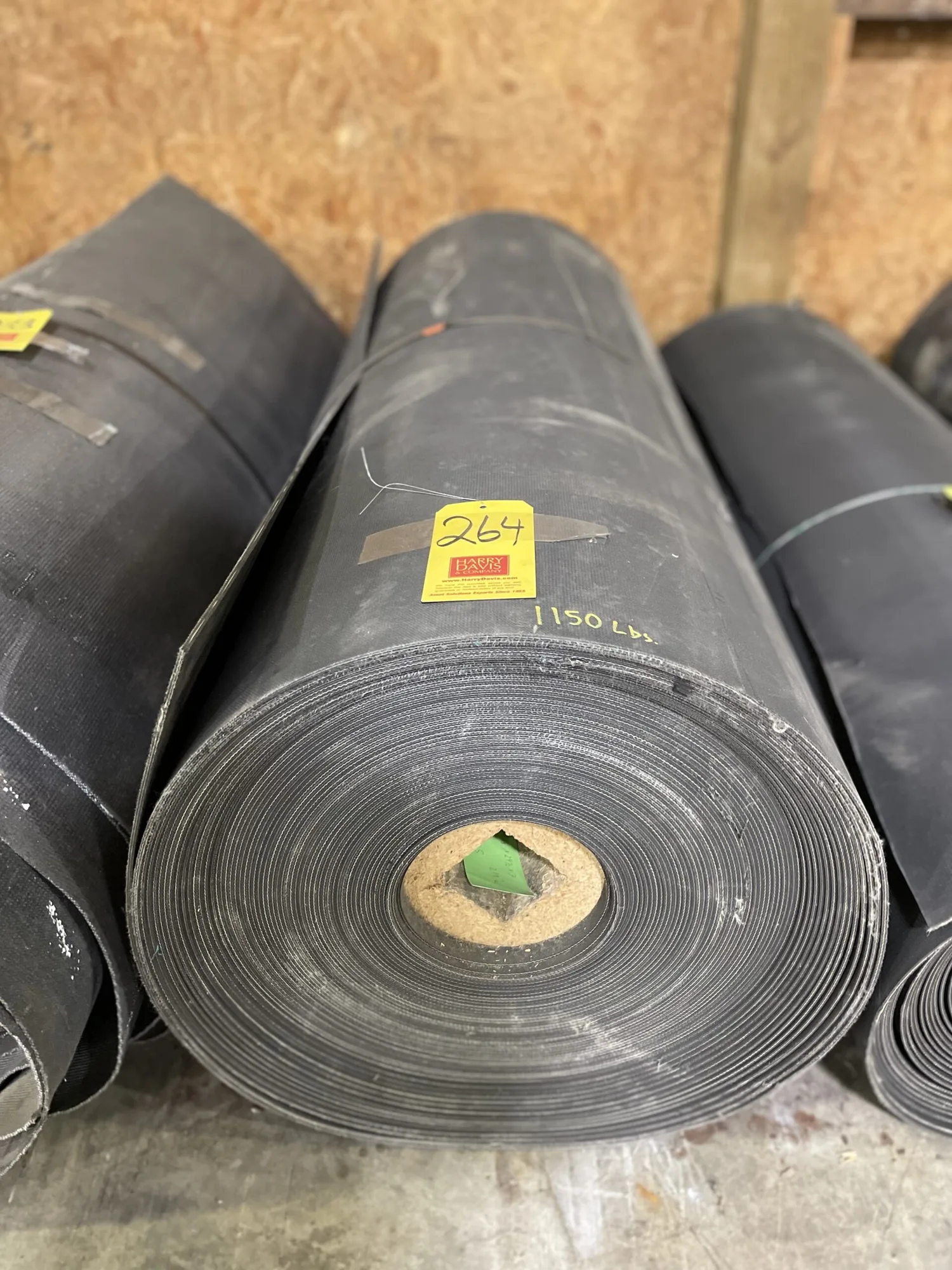 59.5” Rough Top PVC Conveyor Belt 4mm x 219’