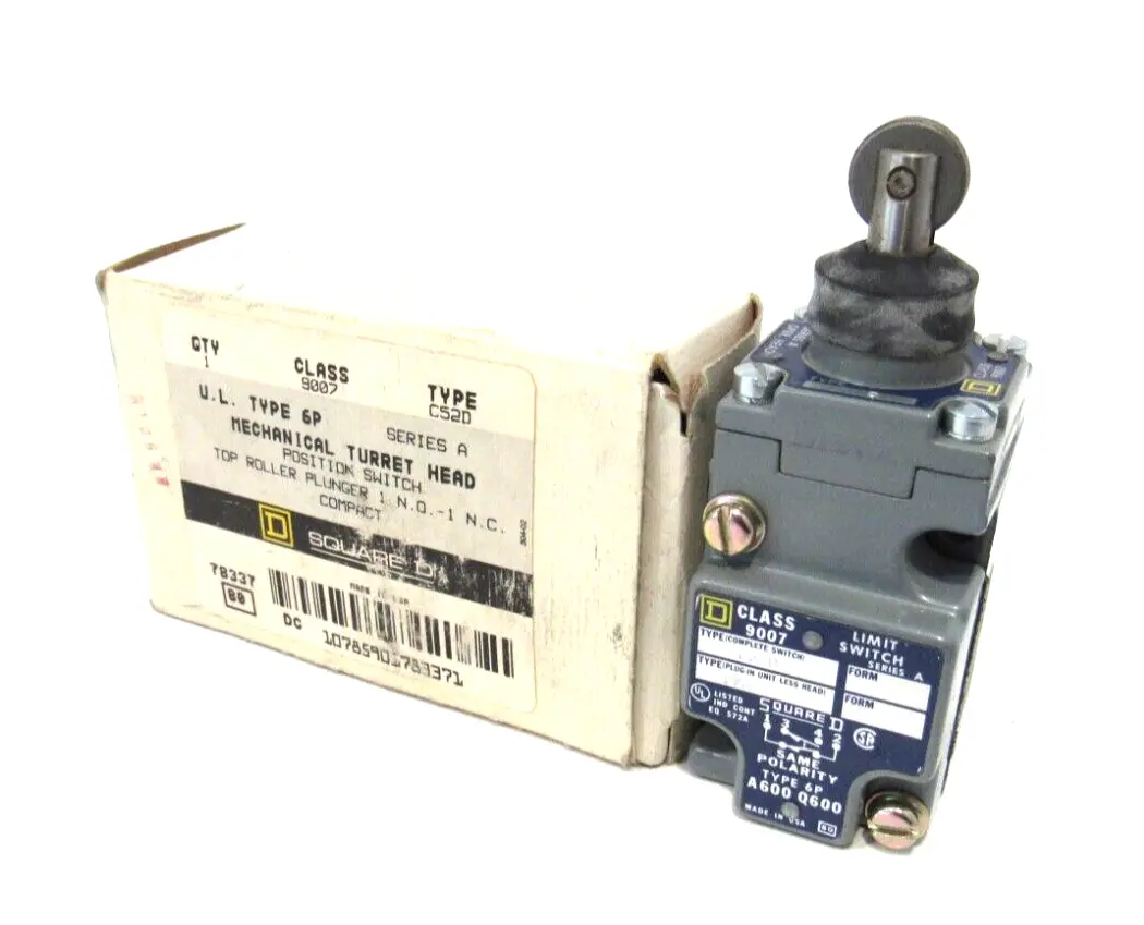 NEW SQUARE D 9007-C52D LIMIT SWITCH 9007C52D