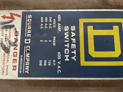 USED SQUARE D /CAT. NO: HU-365-AWK