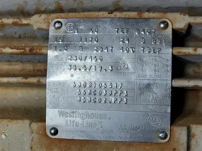 1-3/8x2-3/4 Triplex Plunger Pump TD-30 w/ 15 hp Motor