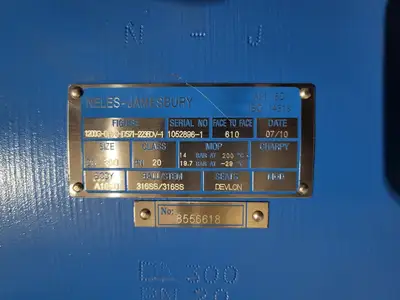 Used 2010 NELES-JAMESBURY 1200G-015-Q-S21-223DV-1 Valves/Fittings British Columbia CA | Lenmark #1440723