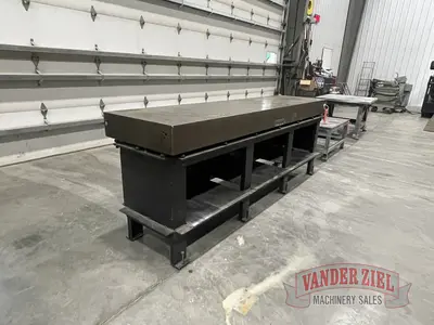 Used CHALLENGE CHALLENGE 24" X 96" X 6" H LAYOUT TABLE Granite Surface Plates Michigan US | Vander Ziel Machinery Sales #1262359
