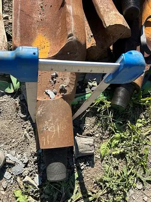Used AFTERMARKET 14-1/4" TO 15" W X 36" L CHISEL BIT FOR CABLE TOOL Tool Bits Pennsylvania US | East West Machinery & Drilling #1417354