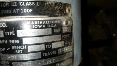 Fisher 4"316 Stainless Butt Weld Control Valve