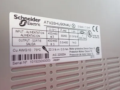 USED SQUARE D ATV28HU90M2U