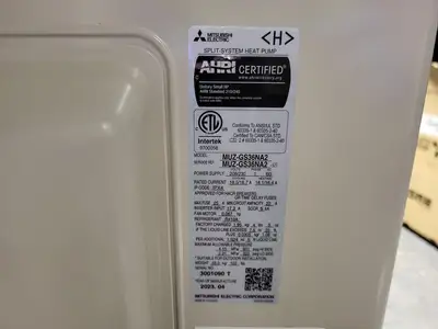 NEW MITSUBISHI ELECTRIC MUZ-GS36NA2-U1
