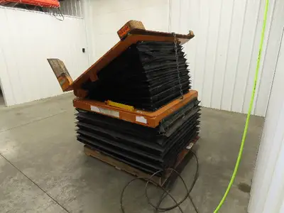 Airfloat Pneumatic Lift Tilt Table Tote Tipper 6000lbs 30° Degree 55x50" Top