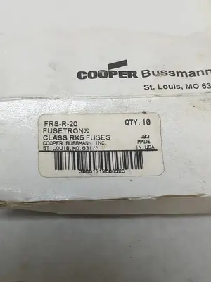 New | in-Stock COOPER BUSSMANN FRS-R-20 Miscellaneous Equipment (Electrical & Power) Ohio US | Surplus Asset Holdings #1241561