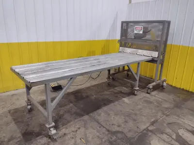 48" DIXIE MACHINE AIR OPERATED PANEL CROP SHEAR: YOBRO #24966