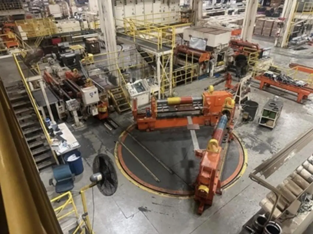 72” x .135” x 65,000 lb Stamco Single Loop Slitting Line