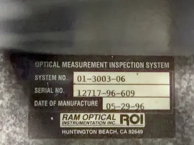 Used 1996 RAM OPTICAL 01300306 Comparators Ohio US | HGR 24 #1288636
