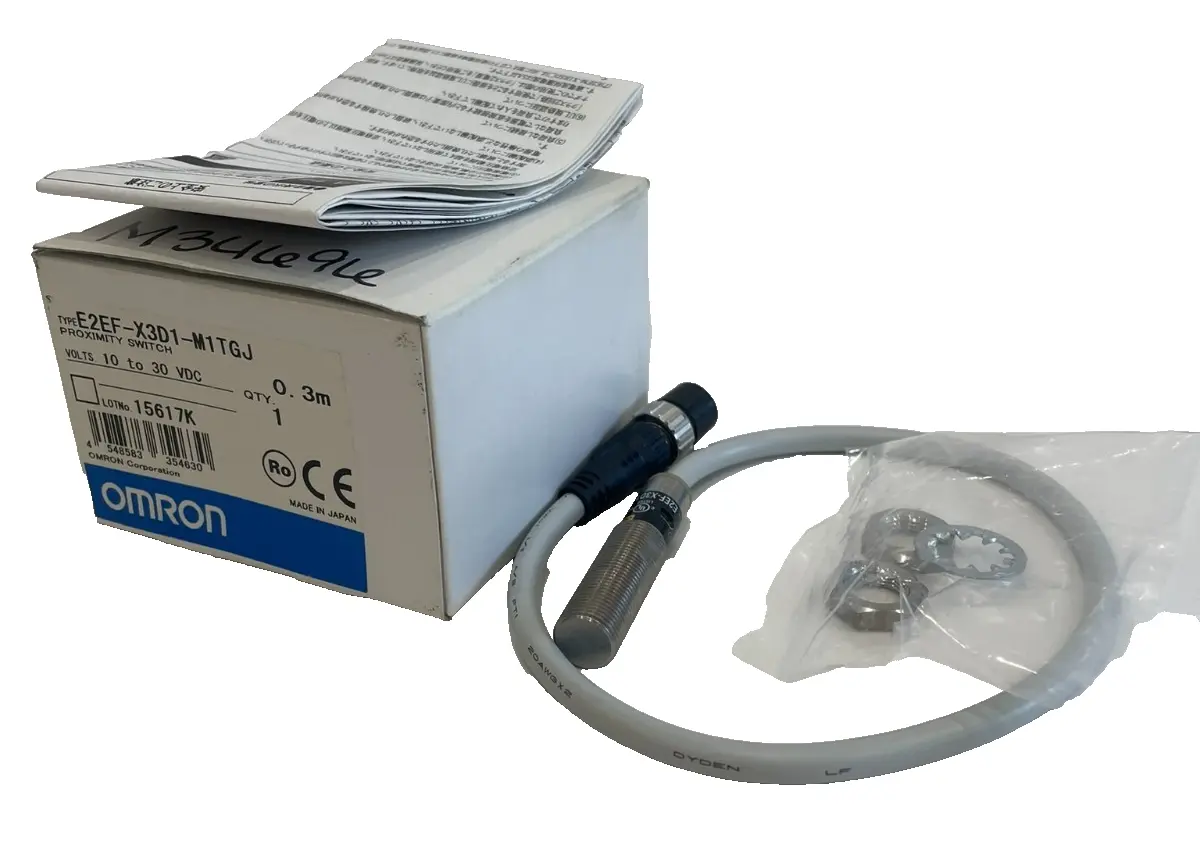 NEW OMRON E2EF-X3D1-M1TGJ 0.3M PROXIMITY SENSOR E2EFX3D1M1TGJ03M