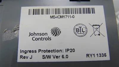 Johnson Controls MS-IOM1711-0 Metasys I/O Module Rev. J Used