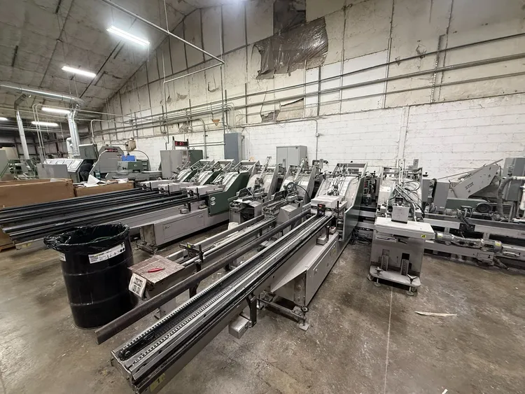 Used MULLER MARTINI Corona C18 Perfect Binding Line Perfect Binders Illinois US | Machinery Solutions Group, Inc. #784563