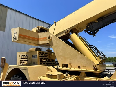 Used 1998 GROVE RT58D Mobile Cranes Louisiana US | Proxy Equipment #1377642