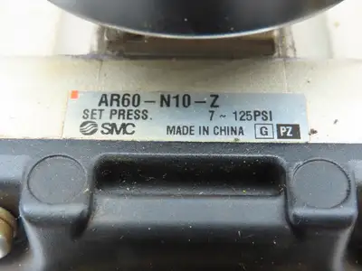 SMC AVL5000-N10-5DZM Pneumatic Soft St. AR60-N10Z Reg. Modular Lockout Valve Set