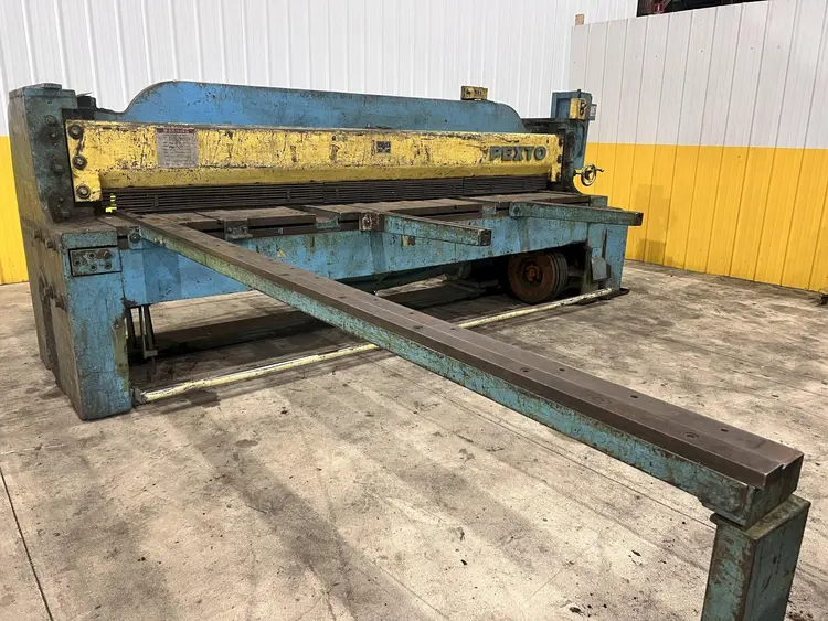 Used PEXTO 10U10C Power Squaring Shears (Gauge) Ohio US | Yoder Brothers machinery 2 #144190