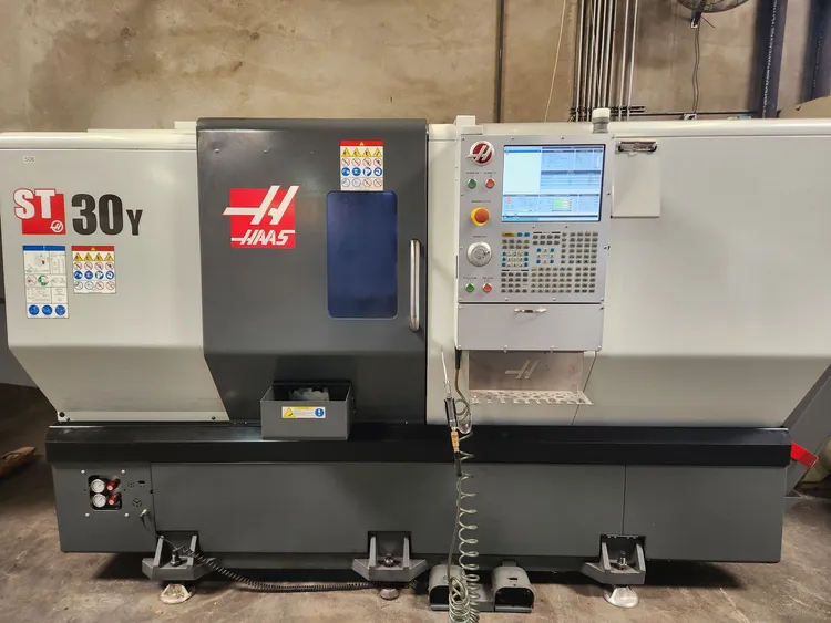 Used 2018 HAAS ST-30Y CNC Lathes California US | SMS Engineering 9 #183468