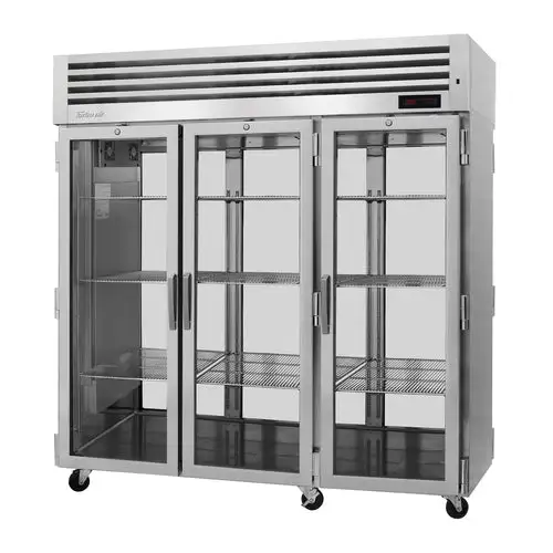 Turbo Air PRO-77H-G-PT Full Height Pass Thru Mobile Heated Cabinet w/ (9) Shelves, 208v/1ph