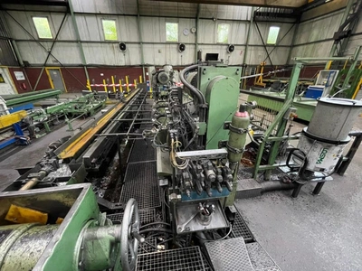 SCHUMAG Combined Bar Drawer with chamfering, in good working condition, visible under power, POA
