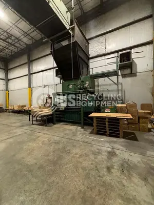 USED BLOAPCO / SELCO 5-CAJ-2558 SHREDDER & H5-12 BALER