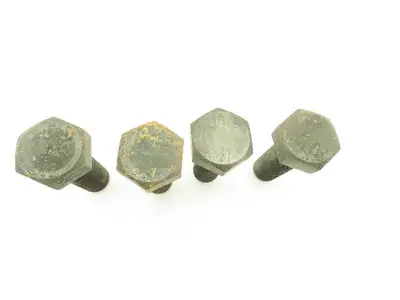 M30-3.5 x 90mm Hex Head Metric Screw Tap Bolt Grade 10.9 Black Oxide  -Lot of 4
