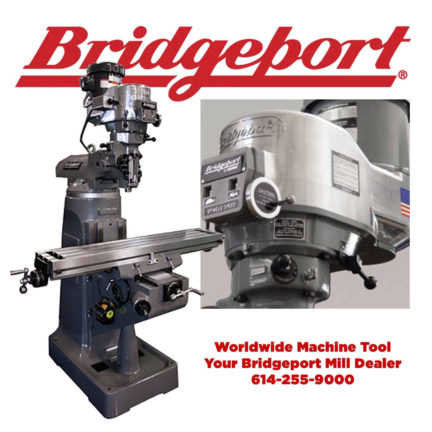 9″ x 49″ New Bridgeport Mill Series 1 “Standard Package 4 no longer available”