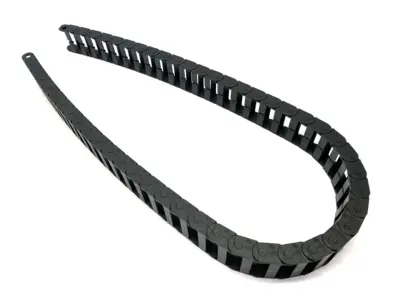 USED IGUS ENERGY CHAIN CABLE CARRIER 50 LINKS NO MOUNTING BRACKETS