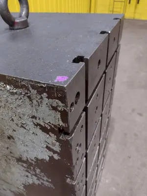 48" X 24" X 30" ANGLE PLATES SET OF (2) T-SLOTTED BLOCKS: STOCK #19048